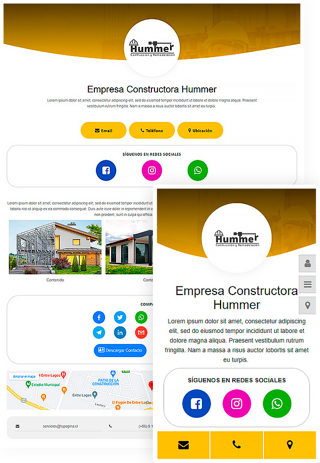 Páginas web para pymes o emprendedores